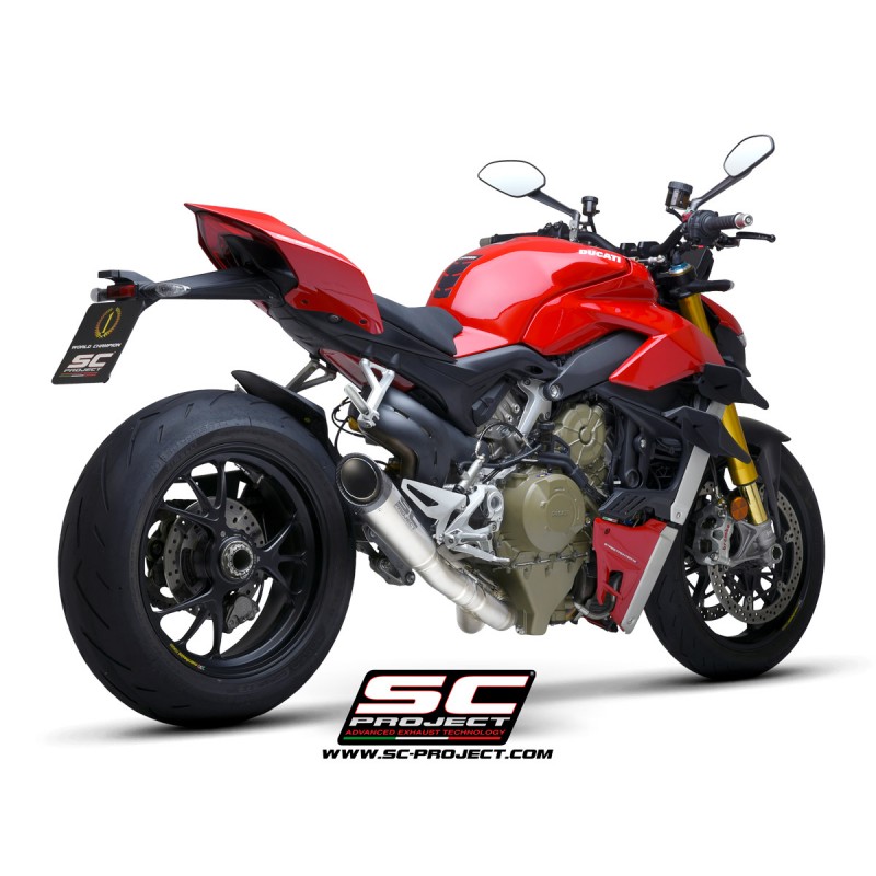 Uitlaatdemper S1 titanium Ducati Streetfighter V4 (20)