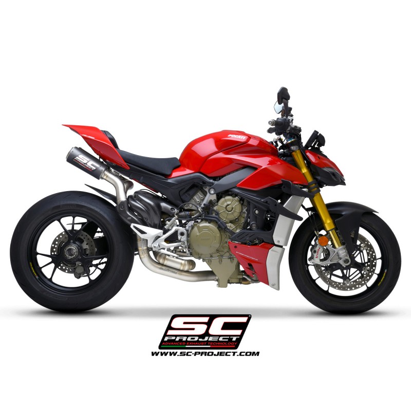 Uitlaatsysteem 2-1-2 CR-T M2 carbon Ducati Streetfighter V4 (20)