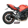 Uitlaatdemper Oval low carbon Triumph Speed Triple 1050 (07-10)