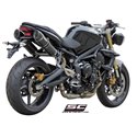 Uitlaatdempers GP-Tech carbon Triumph Street Triple 675-R (07-12)