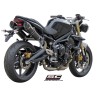 Uitlaatdempers GP-Tech carbon Triumph Street Triple 675-R (07-12)