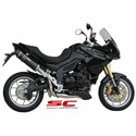 Uitlaatdemper Oval high carbon Triumph Tiger 1050 (07-12)