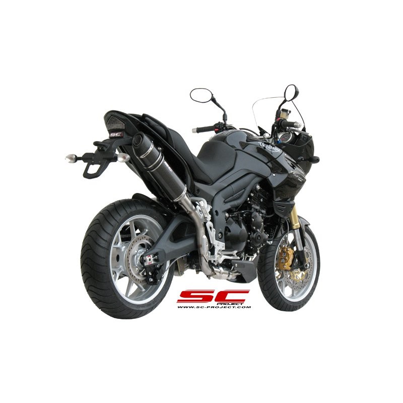 Uitlaatdemper Oval high carbon Triumph Tiger 1050 (07-12)