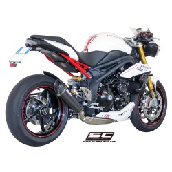 Uitlaatdemper Conical carbon Triumph Speed Triple 1050 (11-15)