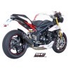 Uitlaatdemper Conical carbon Triumph Speed Triple 1050 (11-15)