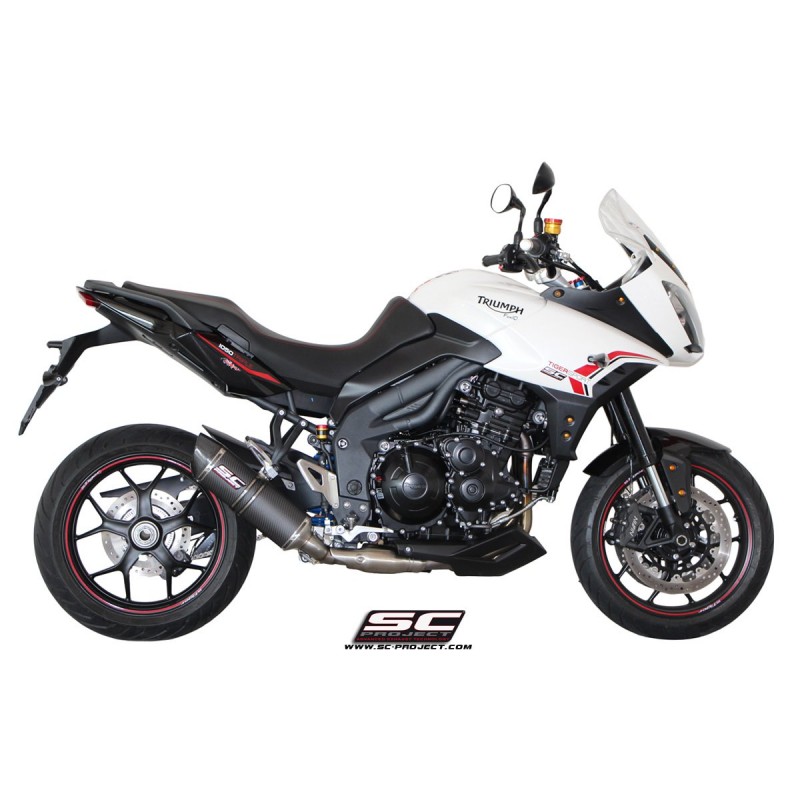 Uitlaatdemper Oval low carbon Triumph Tiger Sport 1050 (13-15)