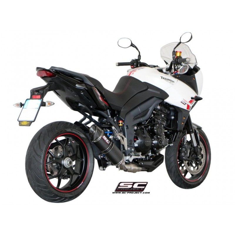 Uitlaatdemper Oval low carbon Triumph Tiger Sport 1050 (13-15)