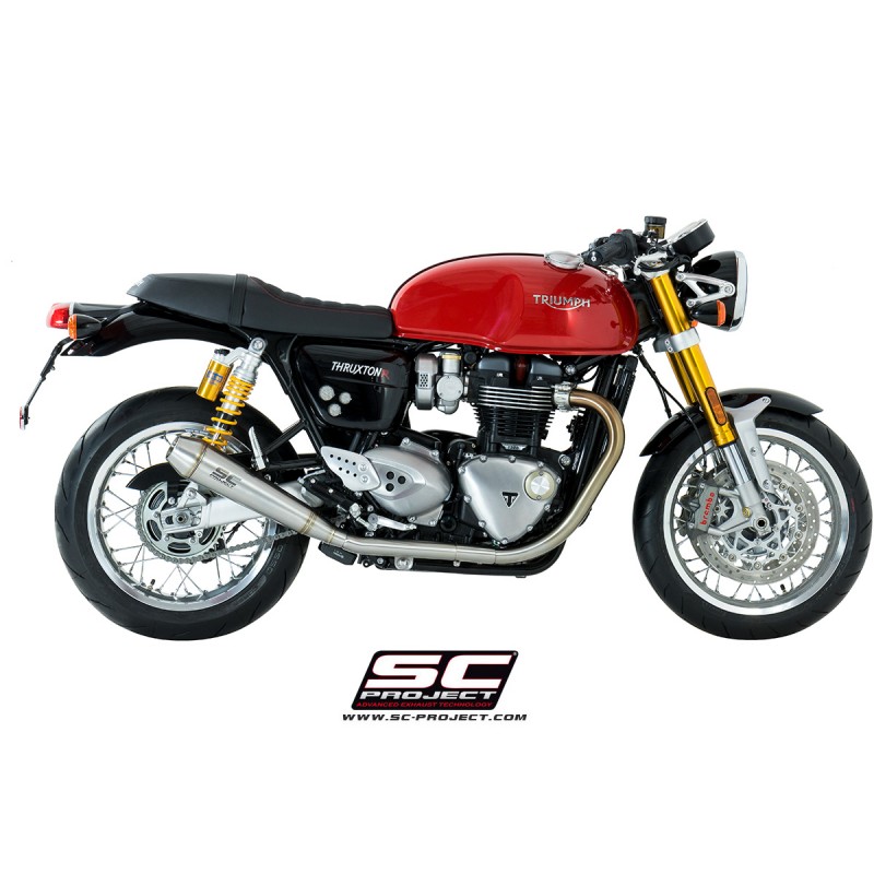 Uitlaatdempers Conical RVS Triumph Thruxton 1200-R (16)