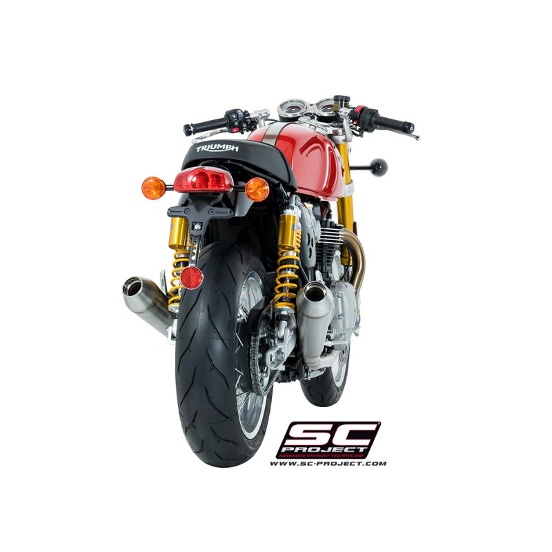 Uitlaatdempers Conical RVS Triumph Thruxton 1200-R (16)