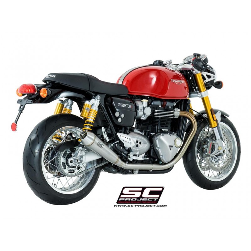 Uitlaatdempers Conical RVS Triumph Thruxton 1200-R (16)