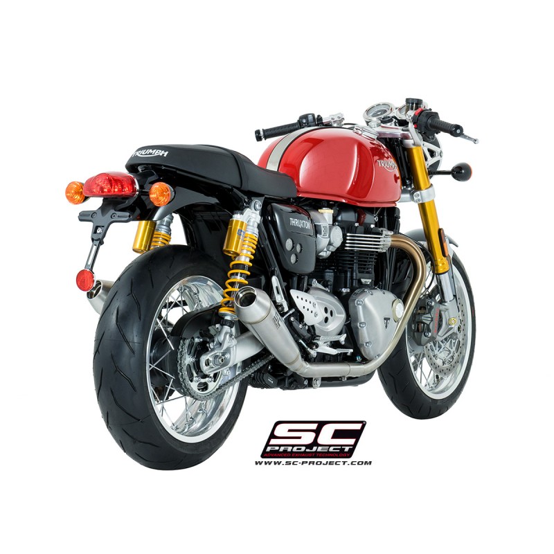 Uitlaatdempers Conical RVS Triumph Thruxton 1200-R (16)