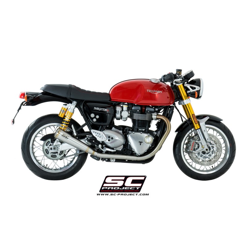 Uitlaatdempers Conical 70S RVS Triumph Thruxton 1200-R (16)