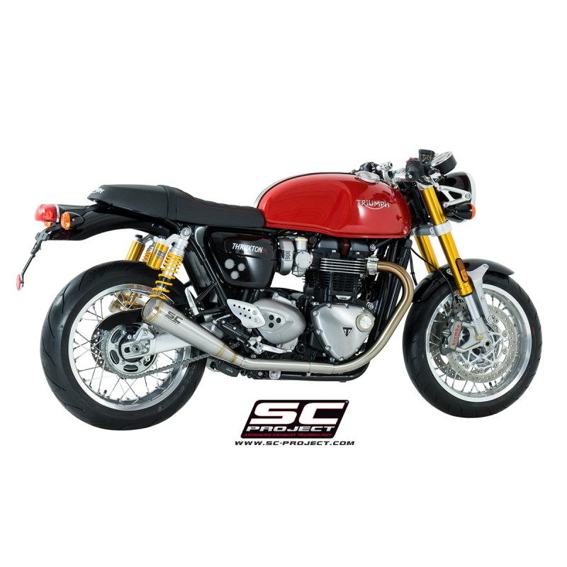 Uitlaatdempers Conical 70S RVS Triumph Thruxton 1200-R (16)