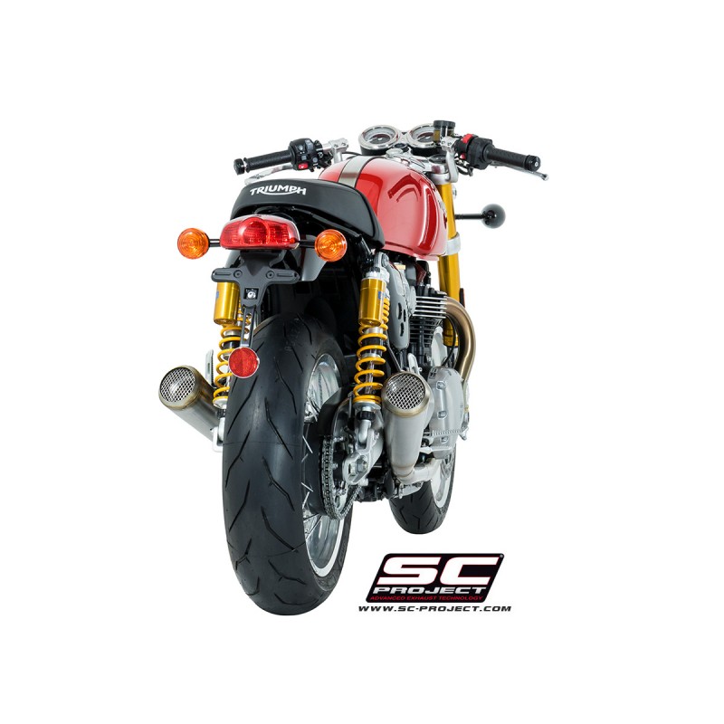 Uitlaatdempers Conical 70S RVS Triumph Thruxton 1200-R (16)