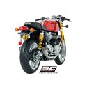 Uitlaatdempers Conical 70S short RVS Triumph Thruxton 1200-R (16)