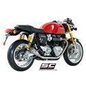 Uitlaatdempers Conical 70S short RVS Triumph Thruxton 1200-R (16)