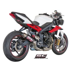 Uitlaatdemper GP-M2 carbon Triumph Street Triple 675-R-RX (13-16)