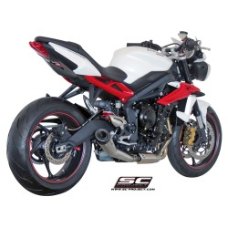 Uitlaatdemper Conical RVS Triumph Street Triple 675-R-RX (13-16)