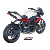 Uitlaatdemper Conical RVS Triumph Street Triple 675-R-RX (13-16)