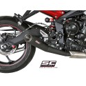 Uitlaatdemper Conical zwart Triumph Street Triple 675-R-RX (13-16)