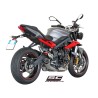 Uitlaatdemper Conical grijs Triumph Street Triple 675-R-RX (13-16)