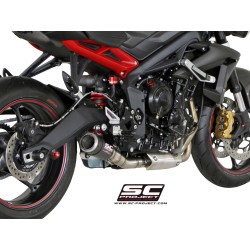 Uitlaatdemper CR-T carbon Triumph Street Triple 675-R-RX (13-16)