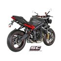 Uitlaatdemper CR-T carbon Triumph Street Triple 675-R-RX (13-16)