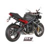 Uitlaatdemper CR-T carbon Triumph Street Triple 675-R-RX (13-16)