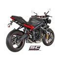 Uitlaatdemper CR-T carbon Triumph Street Triple 675-R-RX (13-16)