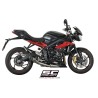 Uitlaatdemper Conical S1 RVS Triumph Street Triple 675-R-RX (13-16)