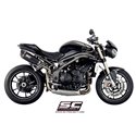 Uitlaatdemper Oval carbon Triumph Speed Triple 1050-S-R (16-17)