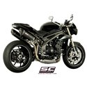 Uitlaatdemper Oval carbon Triumph Speed Triple 1050-S-R (16-17)