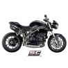 Uitlaatdemper Oval titanium Triumph Speed Triple 1050-S-R (16-17)