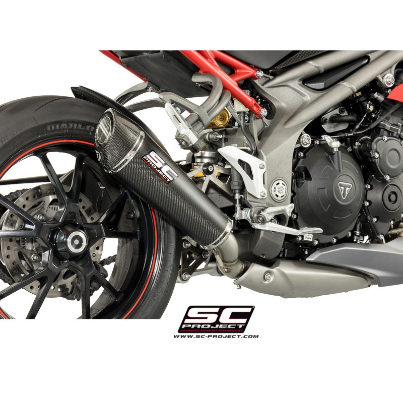 Uitlaatdemper Conical carbon Triumph Speed Triple 1050-S-R (16-17)