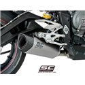 Uitlaatdemper SC1-R titanium Triumph Street Triple S660-A2/765-S-R-RS (17-19)