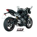 Uitlaatdemper SC1-R titanium Triumph Street Triple S660-A2/765-S-R-RS (17-19)