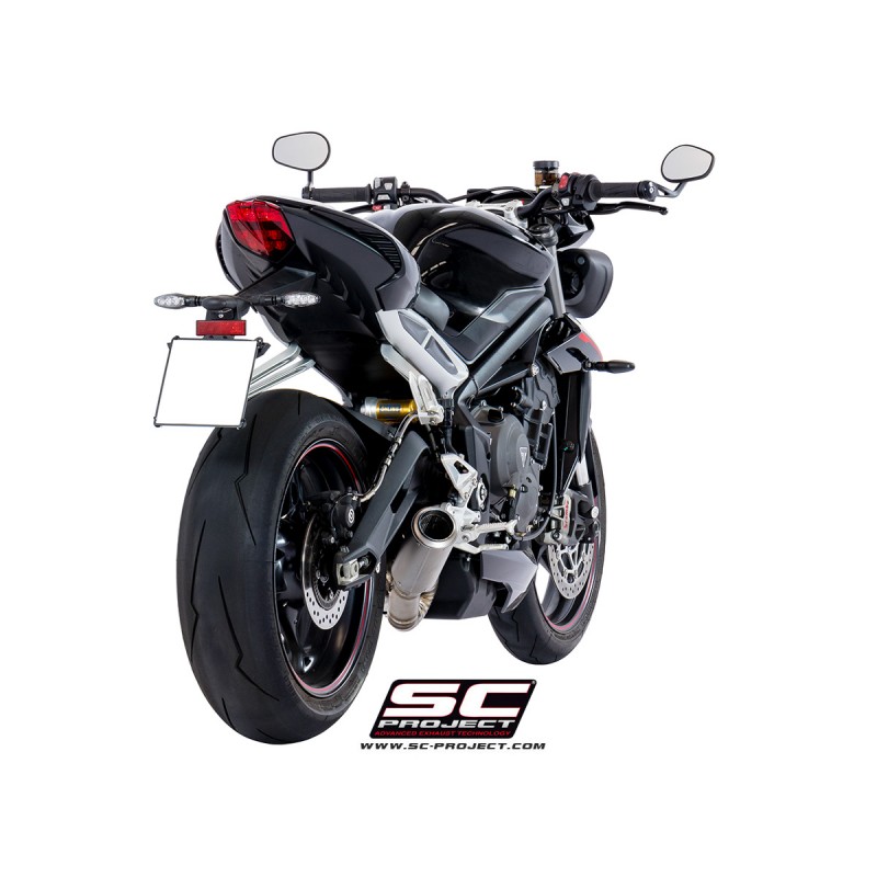 Uitlaatdemper CR-T titanium Triumph Street Triple S660-A2(17-19)