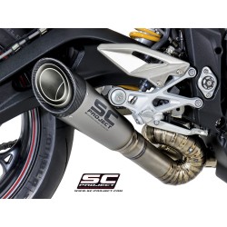 Uitlaatdemper S1 titanium Triumph Street Triple S660-A2(17-19)