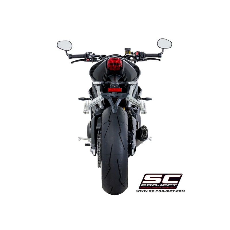 Uitlaatdemper S1 titanium Triumph Street Triple S660-A2(17-19)