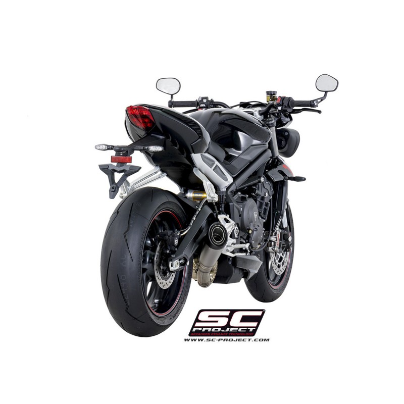 Uitlaatdemper S1 titanium Triumph Street Triple S660-A2(17-19)