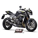 Uitlaatdemper S1 zwart Triumph Street Triple S660-A2(17-19)