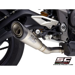 Uitlaatdemper S1 titanium Triumph Street Triple S660-A2(17-19)