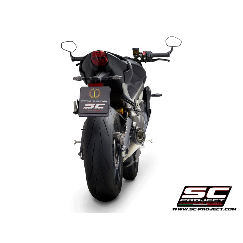 Uitlaatdemper S1 titanium Triumph Street Triple S660-A2(17-19)