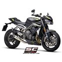 Uitlaatdemper S1 titanium Triumph Street Triple S660-A2(17-19)