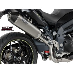 Uitlaatdemper X-Plorer high titanium Triumph Tiger Sport 1050 (16-20)