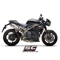 Uitlaatdempers SC1-M titanium Triumph Speed Triple 1050-S-R (18-20)