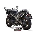 Uitlaatdempers Oval carbon Triumph Speed Triple 1050-S-R (18-20)