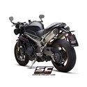 Uitlaatdempers Oval titanium Triumph Speed Triple 1050-S-R (18-20)