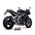 Uitlaatdemper SC1-R carbon Triumph Speed Triple 1050-S-R (18-20)