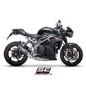 Uitlaatdemper SC1-R carbon Triumph Speed Triple 1050-S-R (18-20)